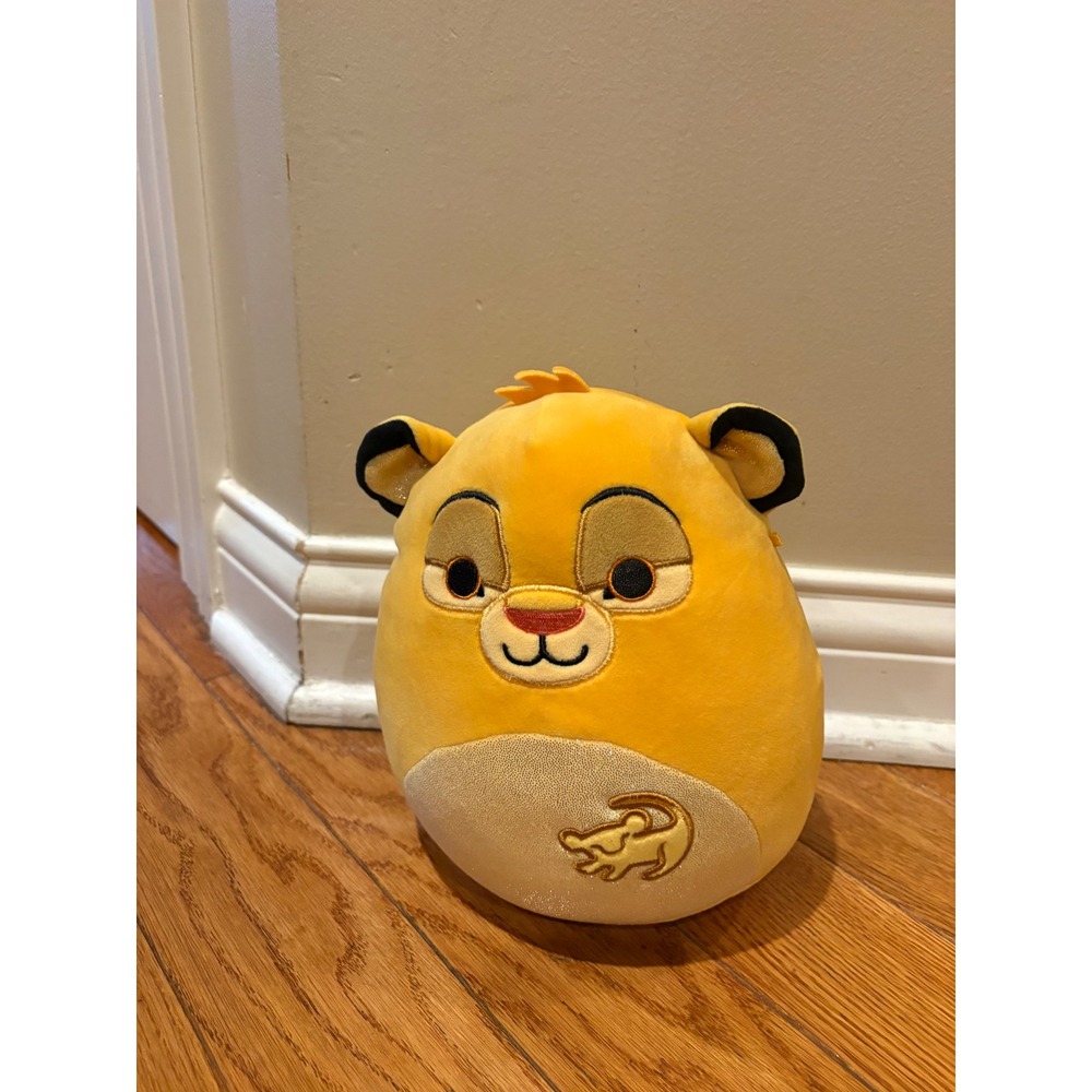 Disney‎ The Lion King Simba jazwares Squishmallow Plush Toy 8 Inch Yellow